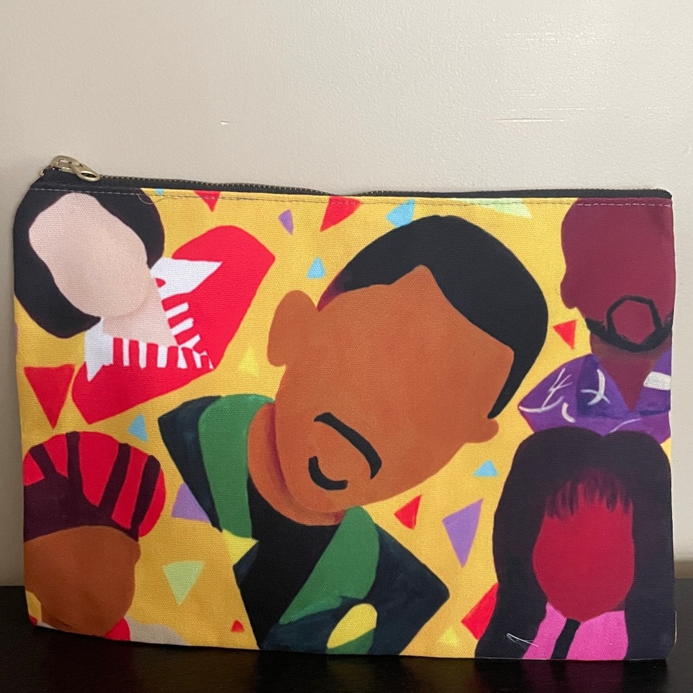 Kashmirviii Martin TV Show Colorful Canvas Clutch Bag